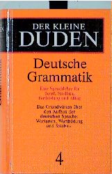 (Duden) Der kleine Duden, 6 Bde., Bd.4, Deutsche Grammatik