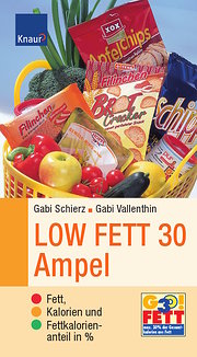 Low Fett 30 Ampel: Fett, Kalorien und Fettkalorienanteil in Prozent